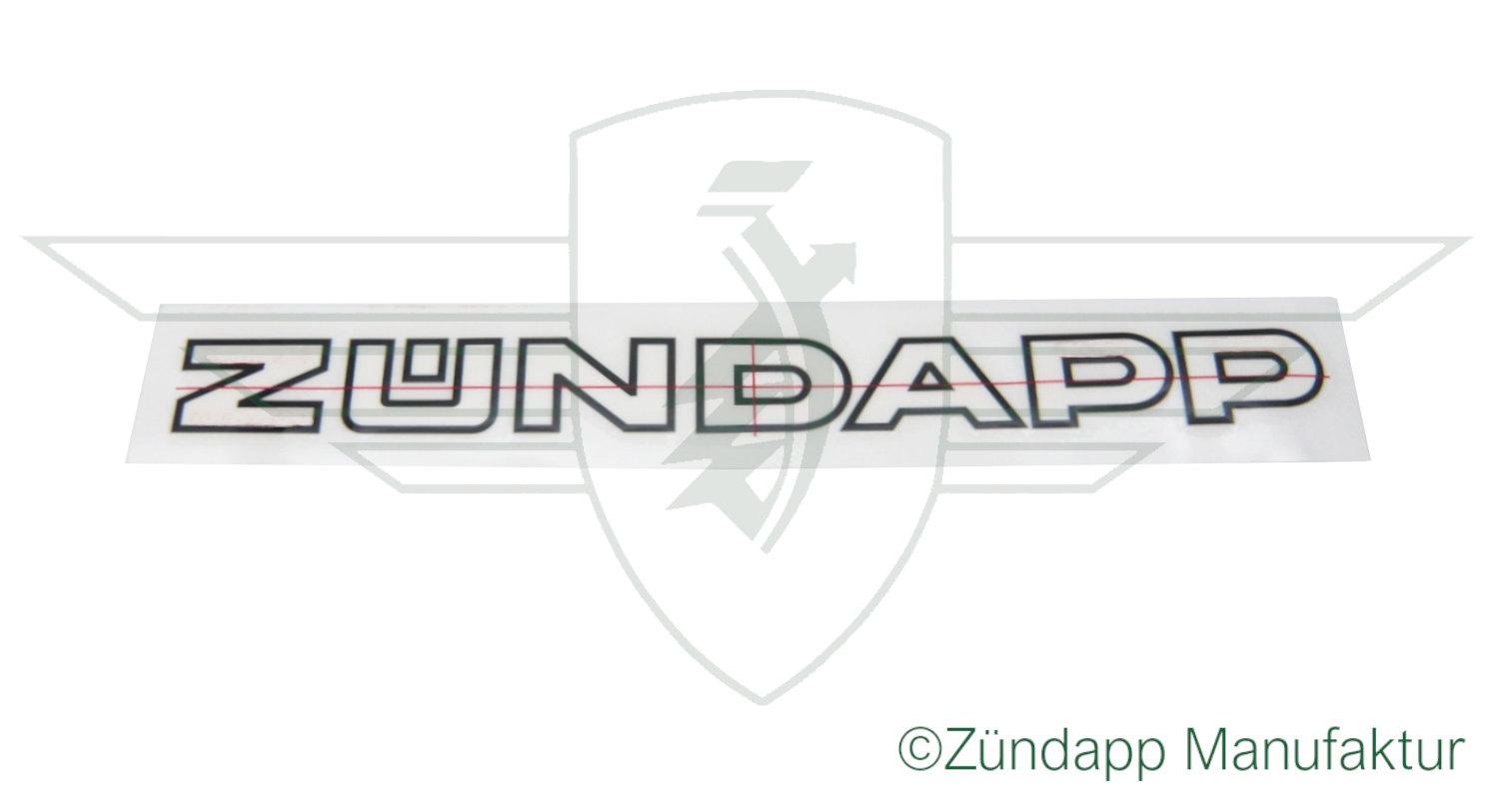 Lettering "Zündapp"